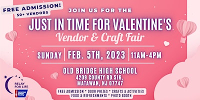 Just in Time For Valentine's Vendor & Craft Fair