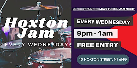 Wednesdays @ Troy Bar - The Hoxton Jam