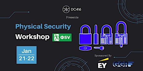 Imagen principal de DC416 Physical Security Workshop with Physical Security Village