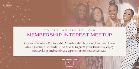 Venture Partner Membership Meetup | Interest Meeting