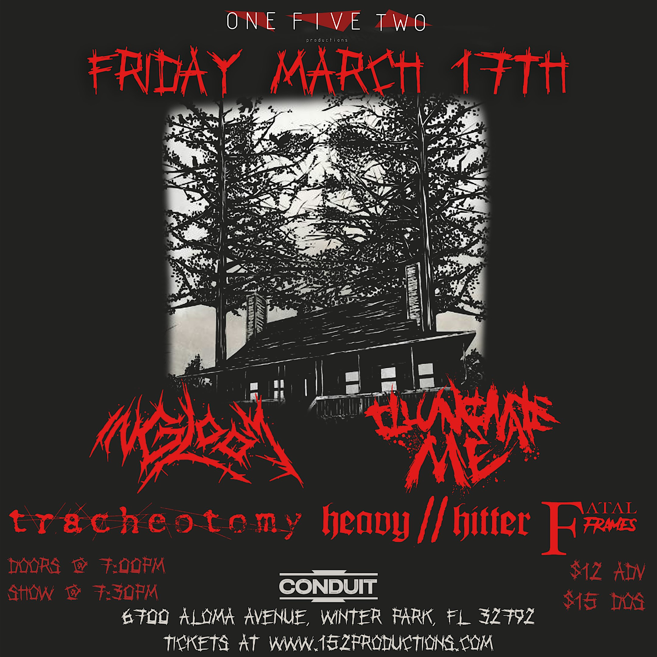 In Gloom, Illuminate Me, Tracheotomy, Heavy Hitter, and Fatal Frames in Orlando