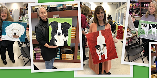 Paint Your Pup Portrait at Woofers in August!