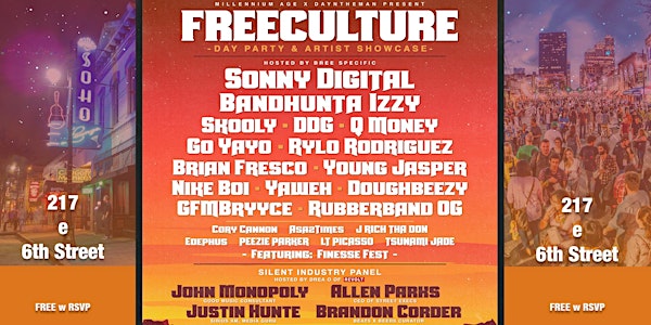 FREE CULTURE ATX SHOWCASE & DAY PARTY