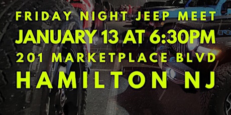 Friday Night Jeep Meet - Registration is optional primary image