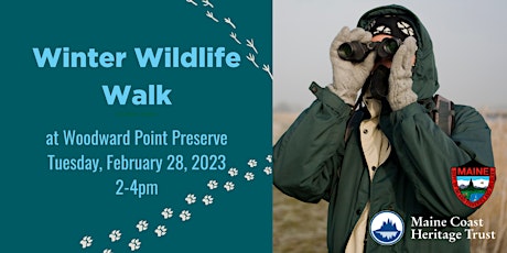 Winter Wildlife Walk - Woodward Point Preserve in Brunswick, ME