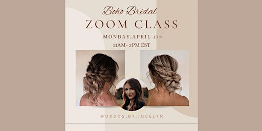 Boho Bridal Zoom Class