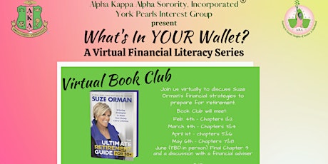 What's in YOUR Wallet? Financial Literacy Series - Virtual Book Club