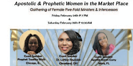 Apostolic and Prophetic Women in the Marketplace