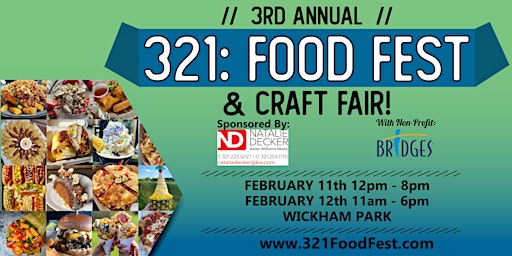 321: FOOD FEST & CRAFT FAIR 2023 (Saturday, Feb. 11th & Sunday, Feb. 12th)