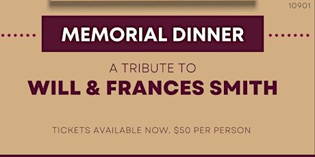 Memorial Dinner Celebration