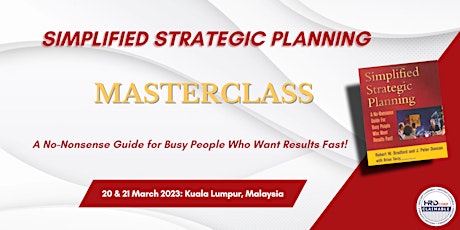 Simplified Strategic Planning Masterclass (Kuala Lumpur)