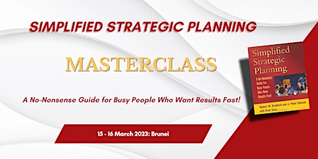 Simplified Strategic Planning Masterclass (Brunei)
