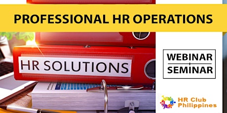 Live Webinar: Professional HR Operations