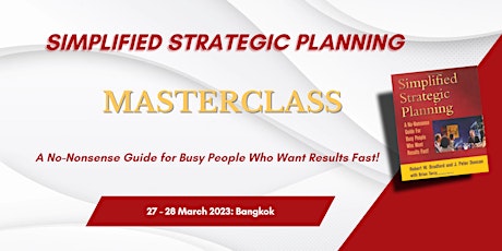 Simplified Strategic Planning Masterclass (Bangkok)