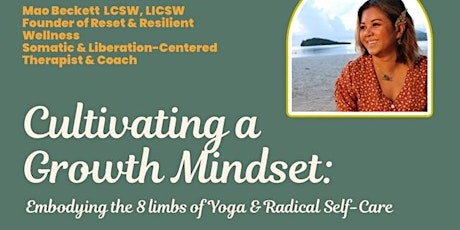 Cultivating a Growth Mindset: Embodying the 8 limbs of Yoga