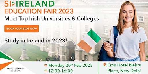 Ireland Education Fair in Delhi on 20th February 2023
