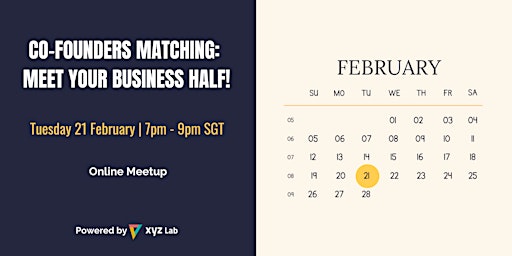 Co-Founders Matching Classic: "Meet your Business Half"