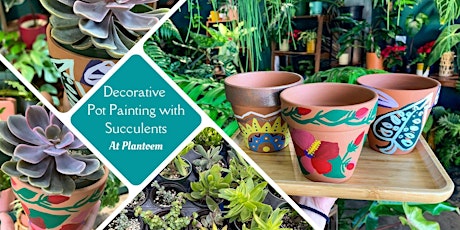 Decorative Pot Painting Class with Succulents primary image