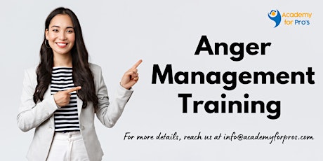 Anger Management 1 Day Training in Corner Brook, NL