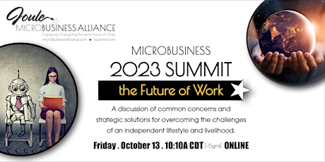 MICROBUSINESS SUMMIT . The Future World of Work primary image