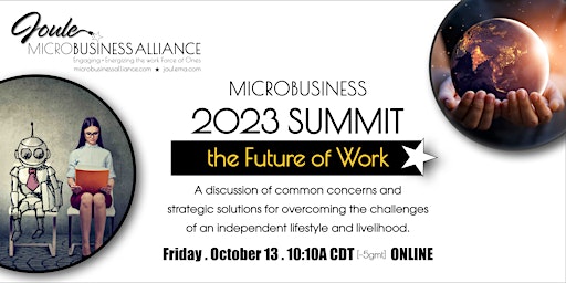 MICROBUSINESS SUMMIT . The Future World of Work