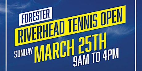 Forester Riverhead Tennis Open 2018 primary image