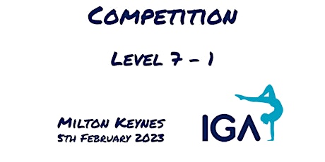 IGA Level 7 - 1 Competition primary image