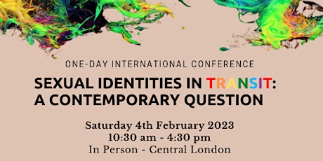 Sexual Identities in Transit: A Contemporary Question primary image