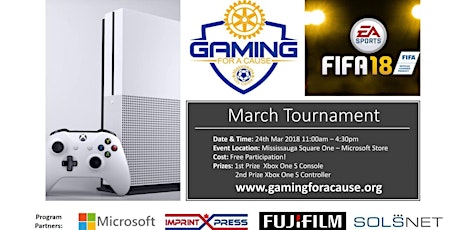 Gaming For A Cause - FIFA 18 - March Tournament primary image