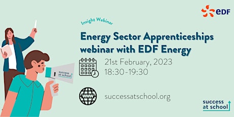 Energy Sector Apprenticeships webinar with EDF Energy