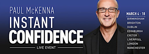 Collection image for Paul McKenna | Instant Confidence | LIVE UK TOUR