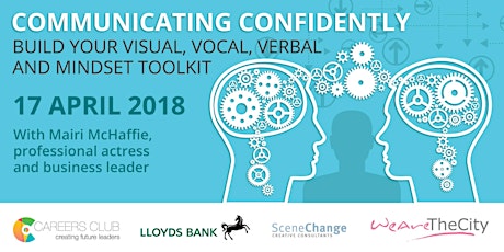 Communicating Confidently – build your Visual, Vocal, Verbal and Mindset toolkit | A WeAreTheCity Careers Club Event primary image