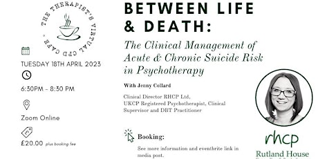 Between Life and Death: The Clinical Management of Acute & Chronic Suicide