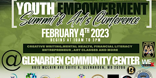 Youth Empowerment Summit & Arts Conference @ Glenarden Community Center!