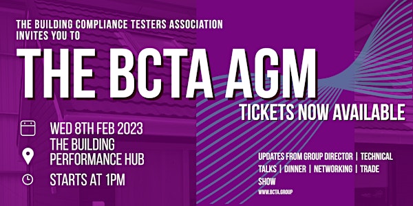 The BCTA AGM