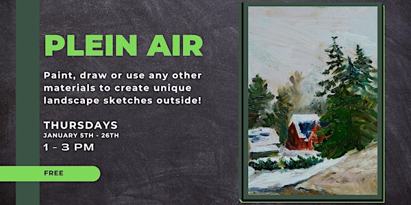 Kitchener-Waterloo Plein Air Painting FREE Weather Permitted