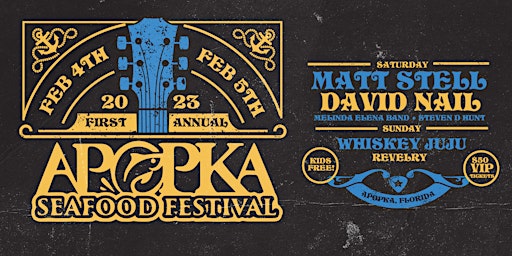 2023 Apopka Seafood Festival feat. Matt Stell & David Nail - Feb. 4 & 5