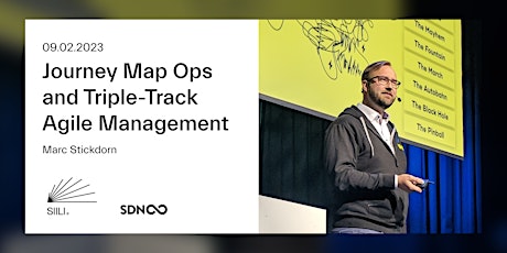 Image principale de Marc Stickdorn: Journey Map Ops and Triple-Track Agile Management