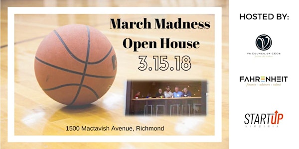 March Madness Open House with VACEOs, TFG & Startup Virginia