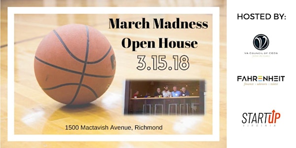 March Madness Open House with VACEOs, TFG & Startup Virginia