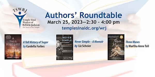 Temple Sinai Women of Reform Judaism - Authors' Roundtable - March 25, 2023