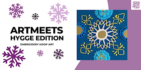 ArtMEETS: Winter Hygge Edition- Embroidery Hoop Art!