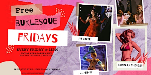 Hauptbild für Burlesque Show - Free Feminine Friday Show in Houston, TX