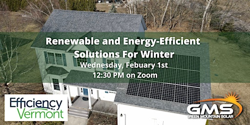 Renewable and Energy-Efficient Solutions For Winter