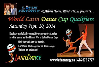 World Latin Dance Cup Qualifiers & Masquerade Ball primary image