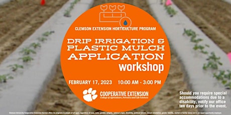 Drip Irrigation and Plastic Mulch Application Workshop