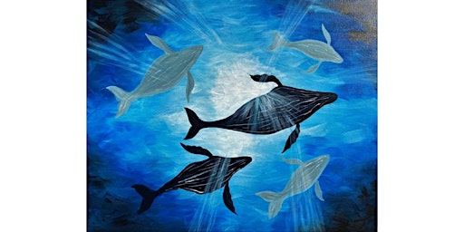 Have a “Whale” of a good time in Carmichael with this beautiful painting