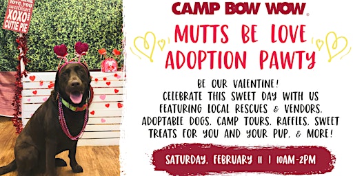Mutts Be Love Event & Adoption Pawty