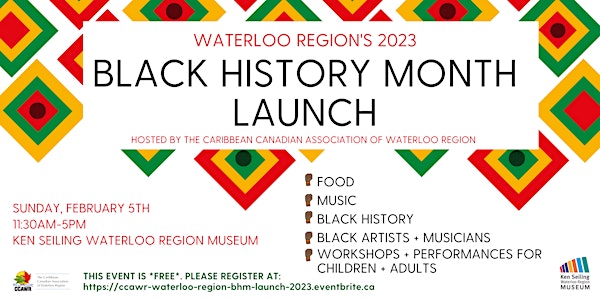 Waterloo Region Black History Month Launch  2023