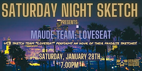 Saturday Night Sketch Presents: Maude Team Loveseat